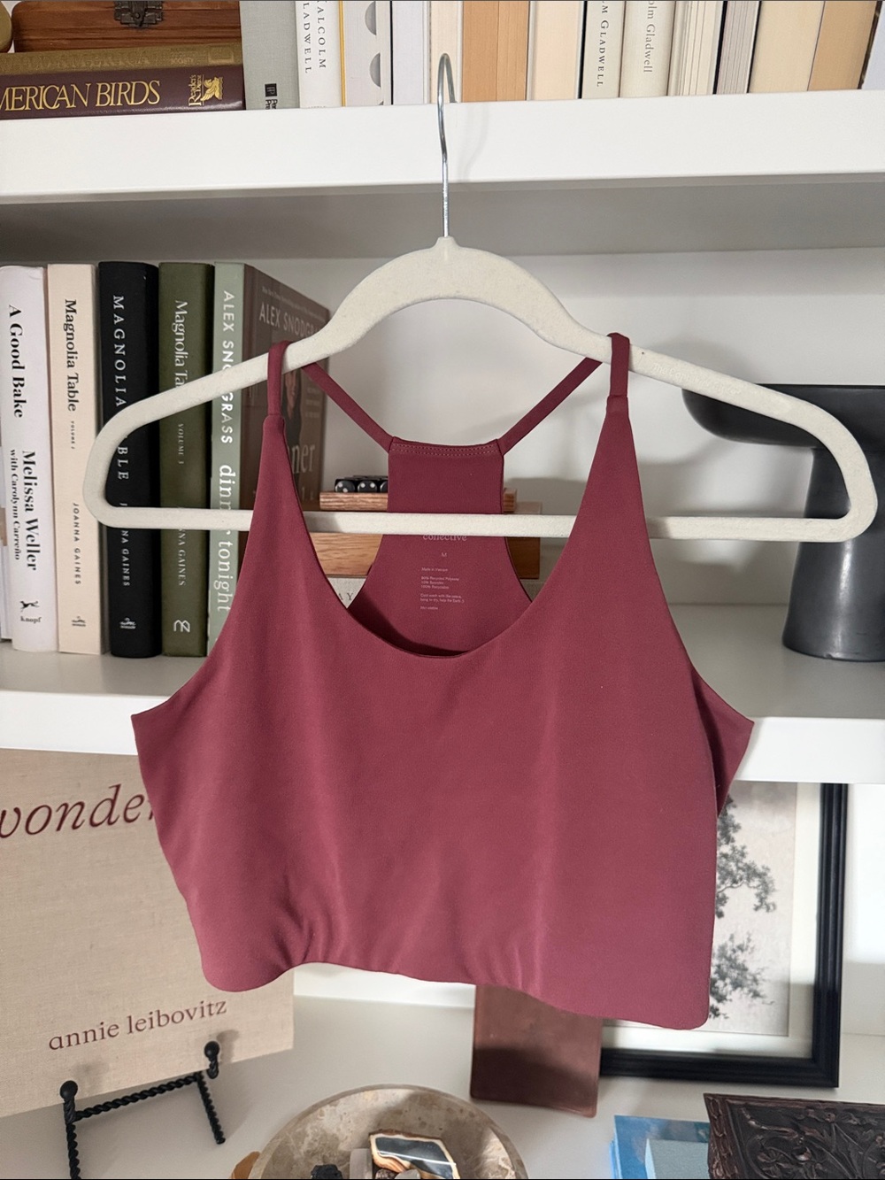 Girlfriend Collective Women’s Mauve Crop Bralette - M